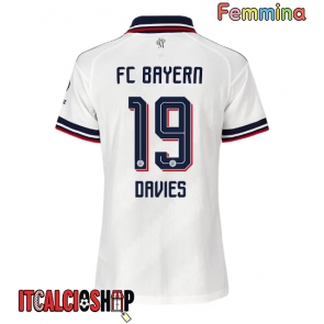 Bayern Munich Alphonso Davies #19 Seconda Maglia Femmina 2026-27 Manica Corta